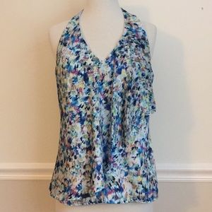 Ann Taylor Watercolor Print Top